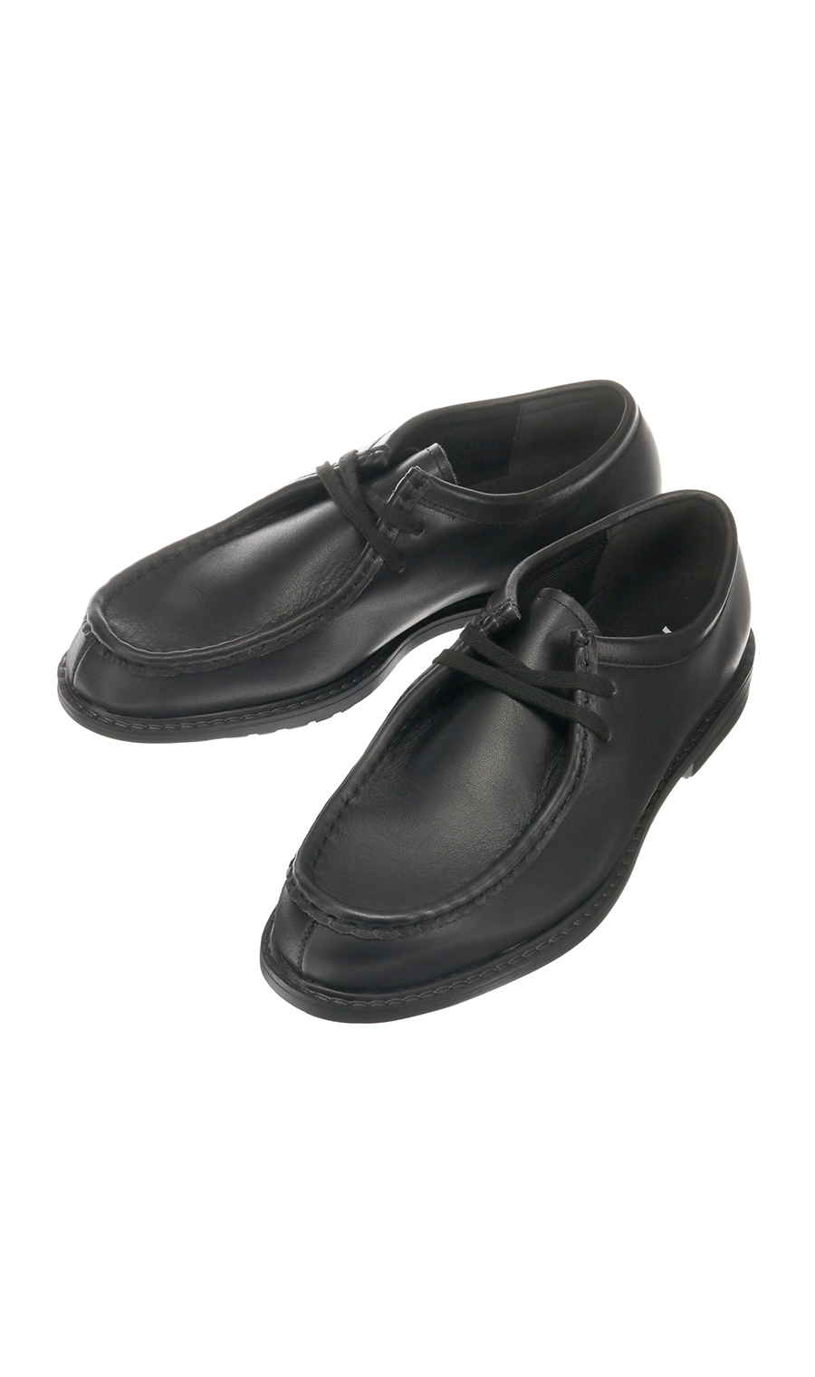 チロリアンシューズ【ブラックスムース】【ガムリーソール