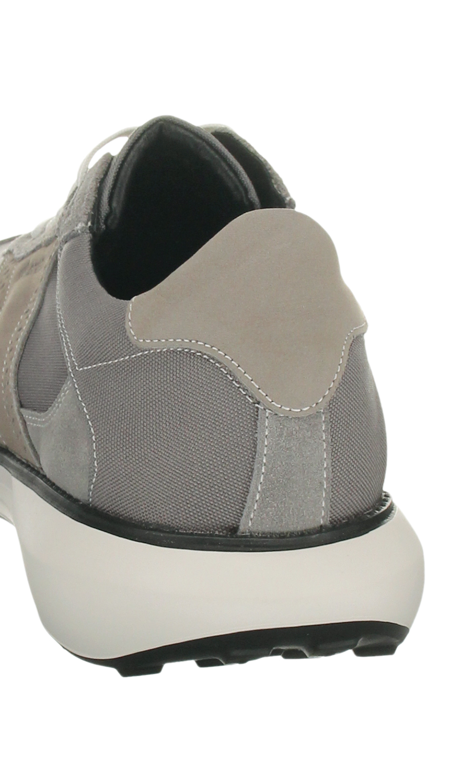 防水レザースニーカー【GORE-TEX】【スウェード】 グレー 24.5cm