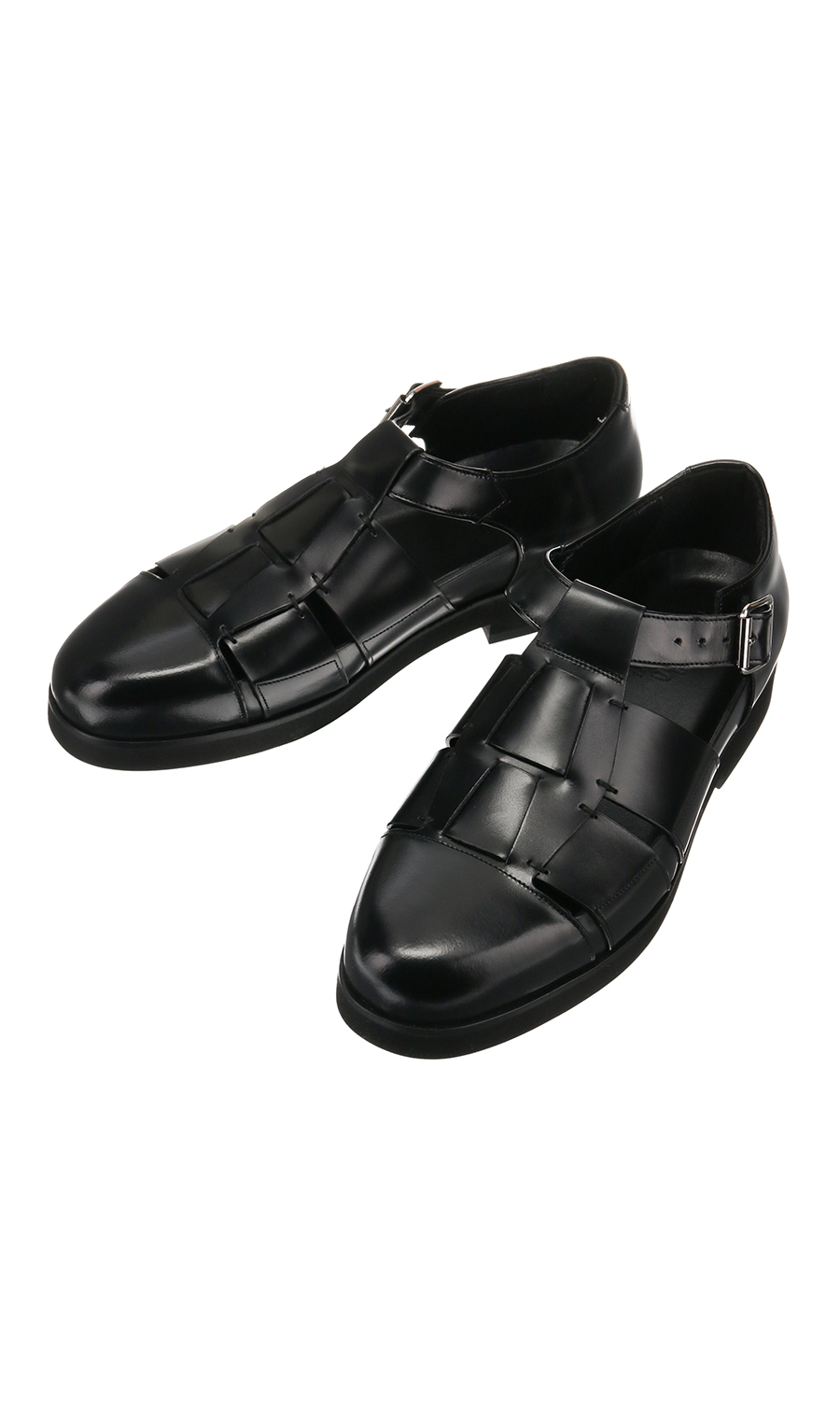 ■グルカシューズ【modello for MORLES】 ブラック 24.5cm