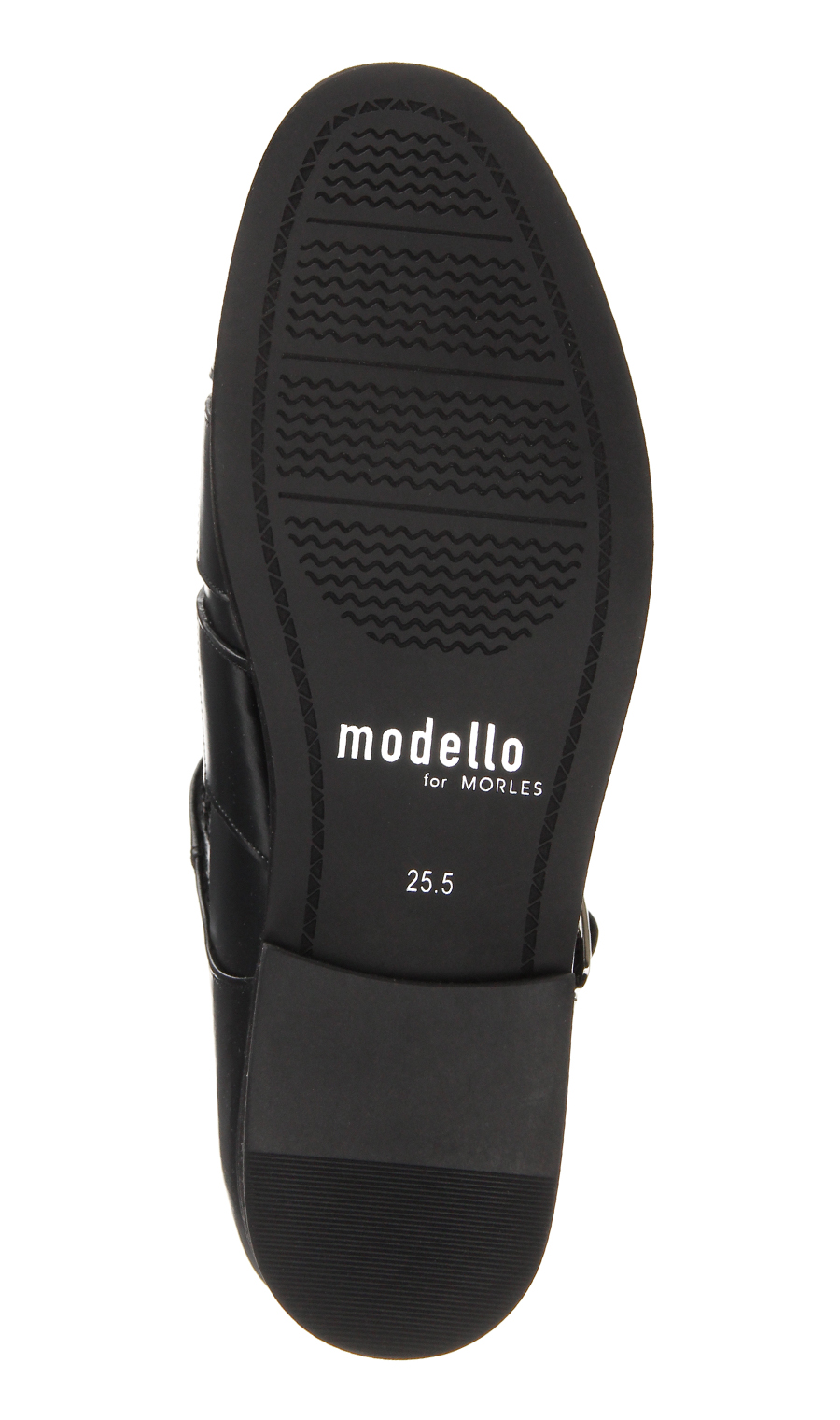 ■グルカシューズ【modello for MORLES】 ブラック 24.5cm