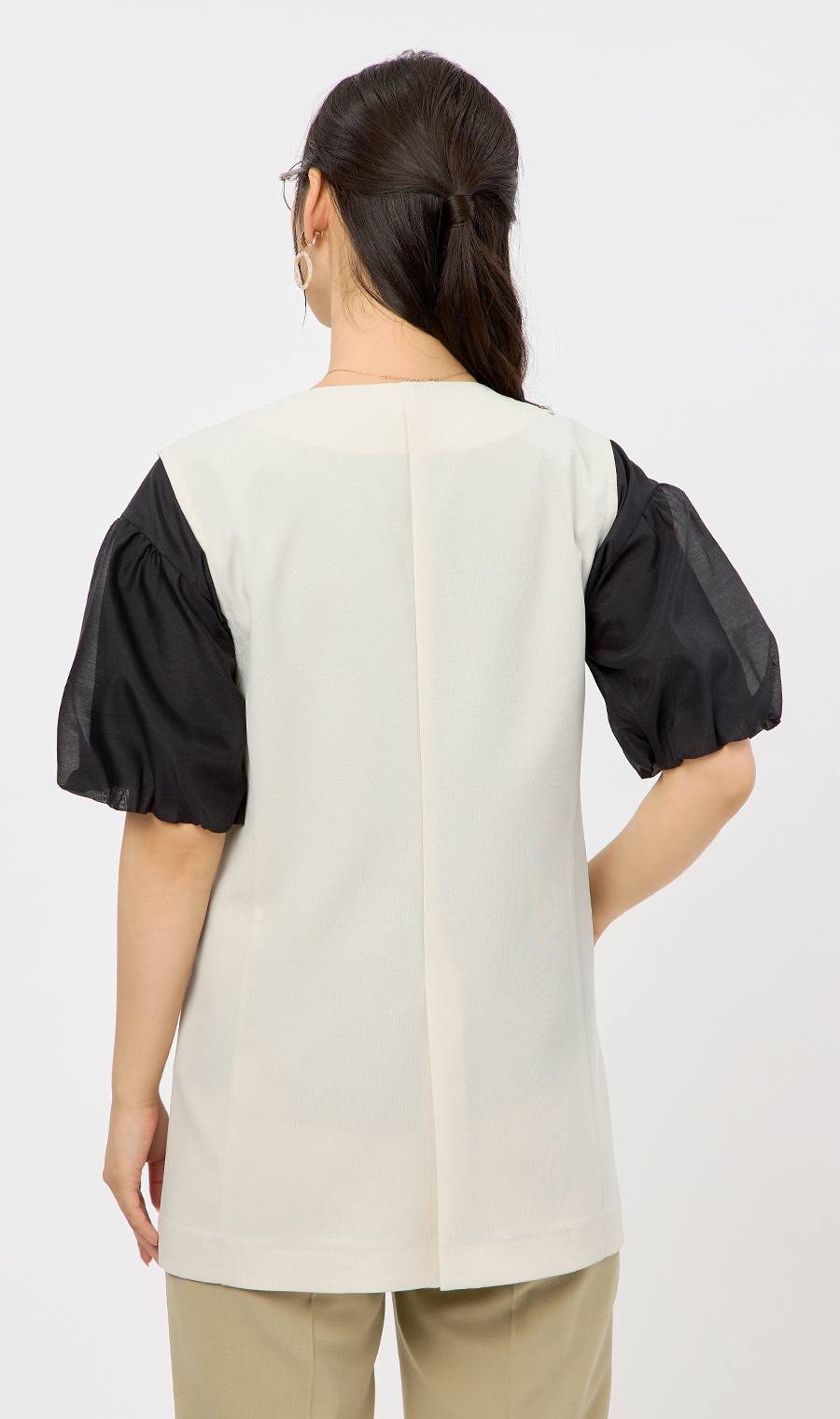 シャツジレ【軽量】 ホワイト M