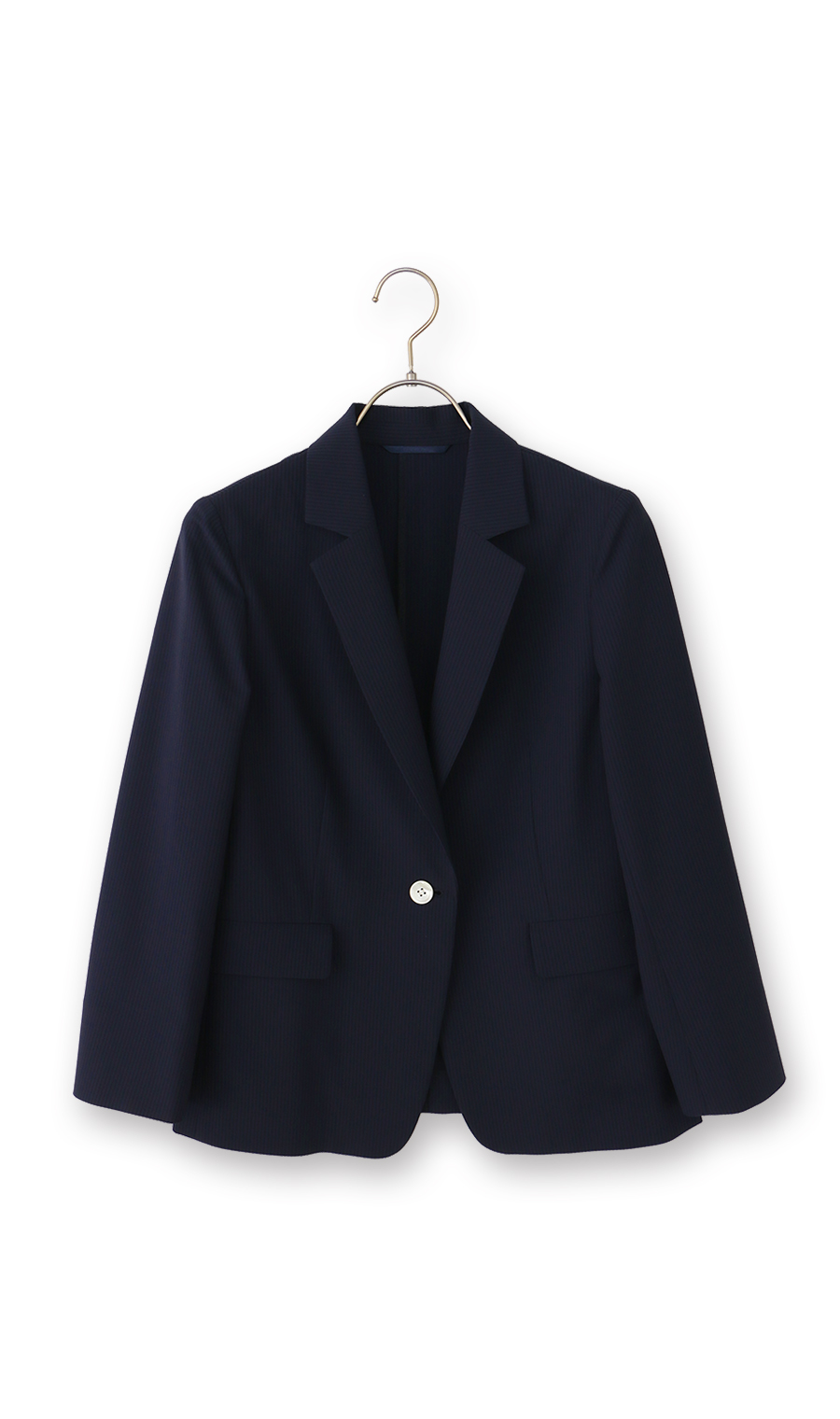 シアサッカージャケット【涼】 ネイビー M