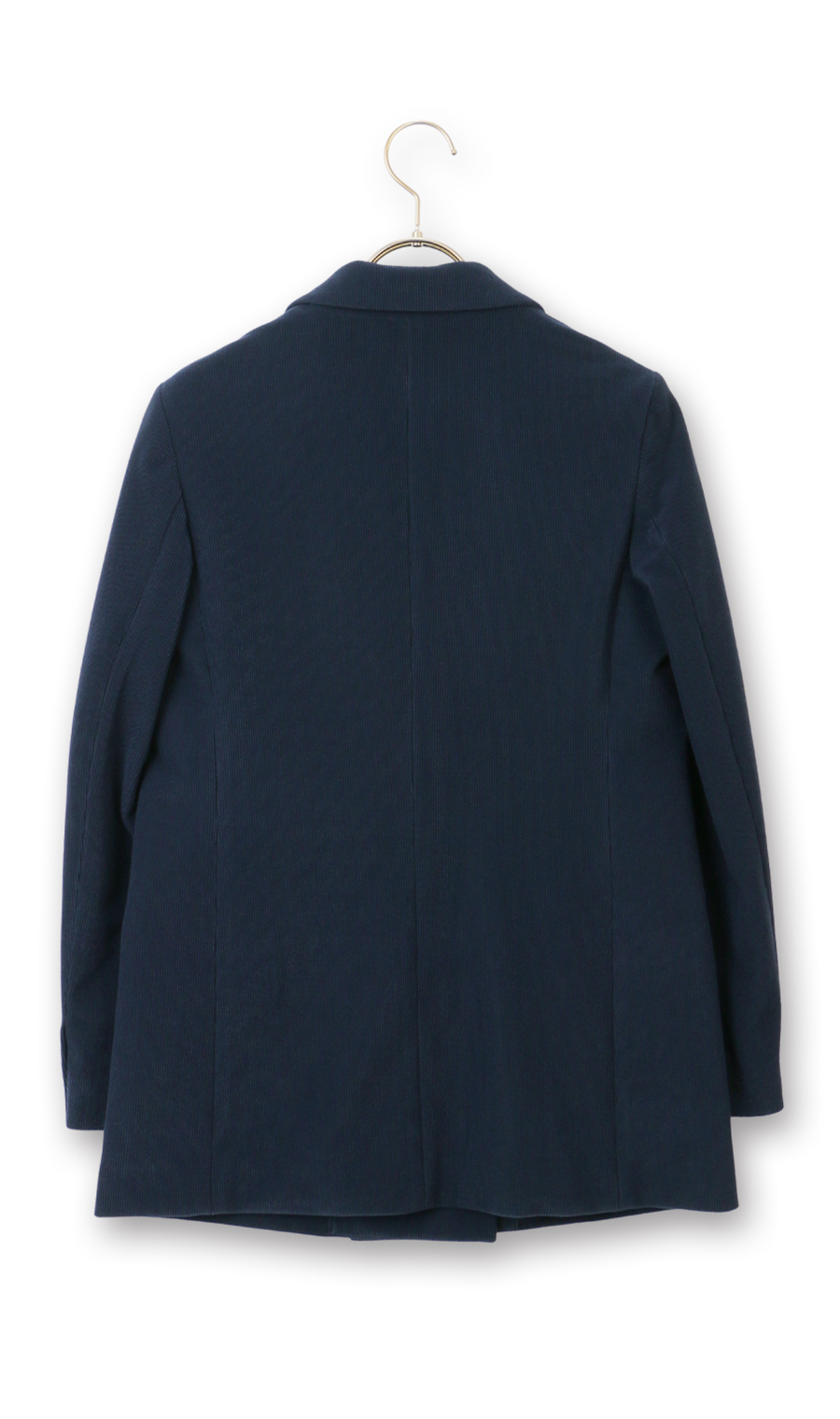 2ボタンダブルジャケット【コーデュロイ】 ネイビー L
