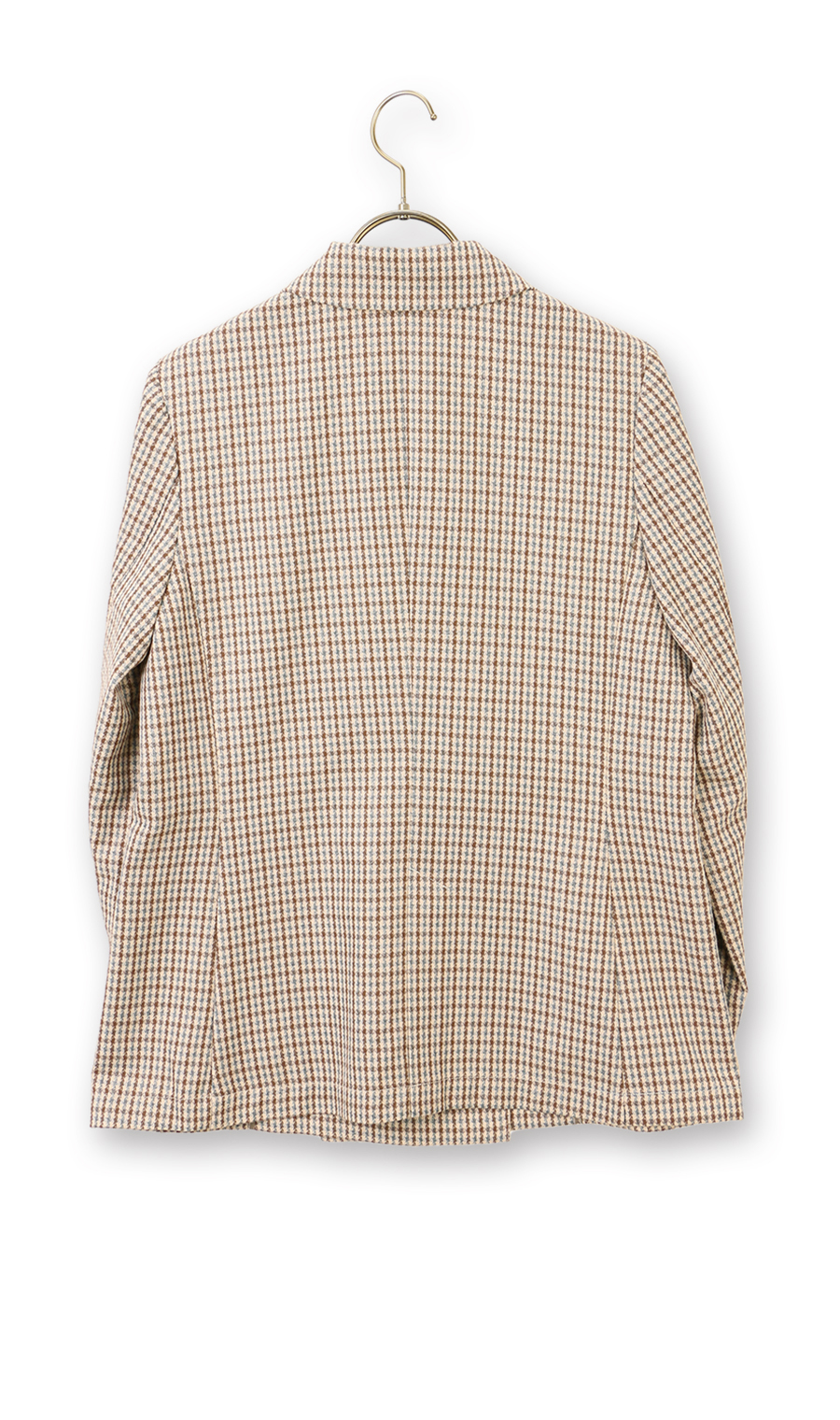 2ボタンダブルジャケット【ウォッシャブル】 ブラウン M