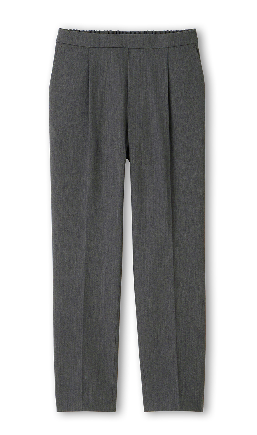 テーパードパンツ【裏起毛】【裾上げ済み】 チャコール S