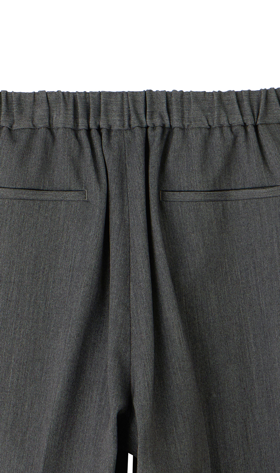 テーパードパンツ【裏起毛】【裾上げ済み】 チャコール S