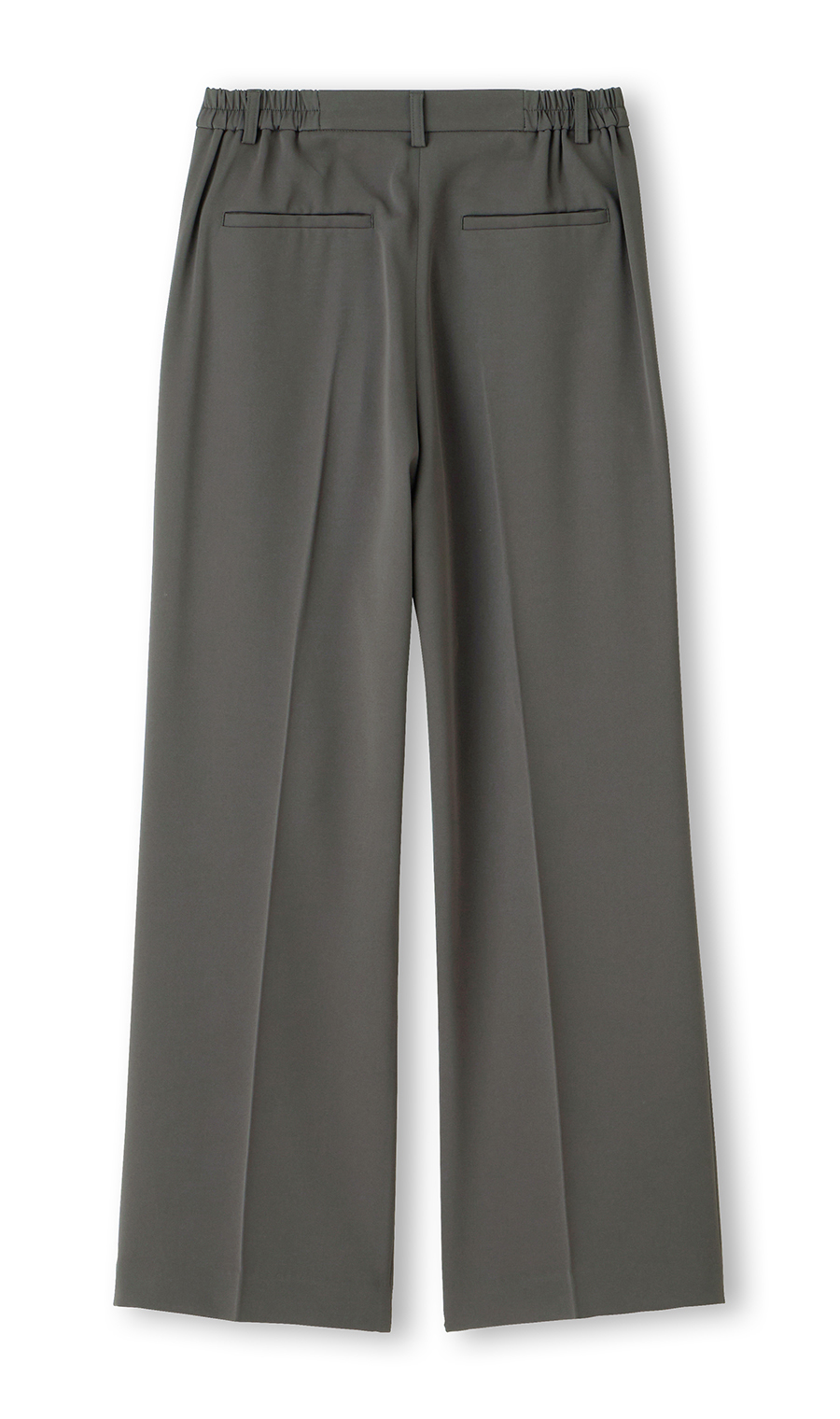 わたしの推しパン【ワイドパンツ】【裾上げ済み】 チャコール S