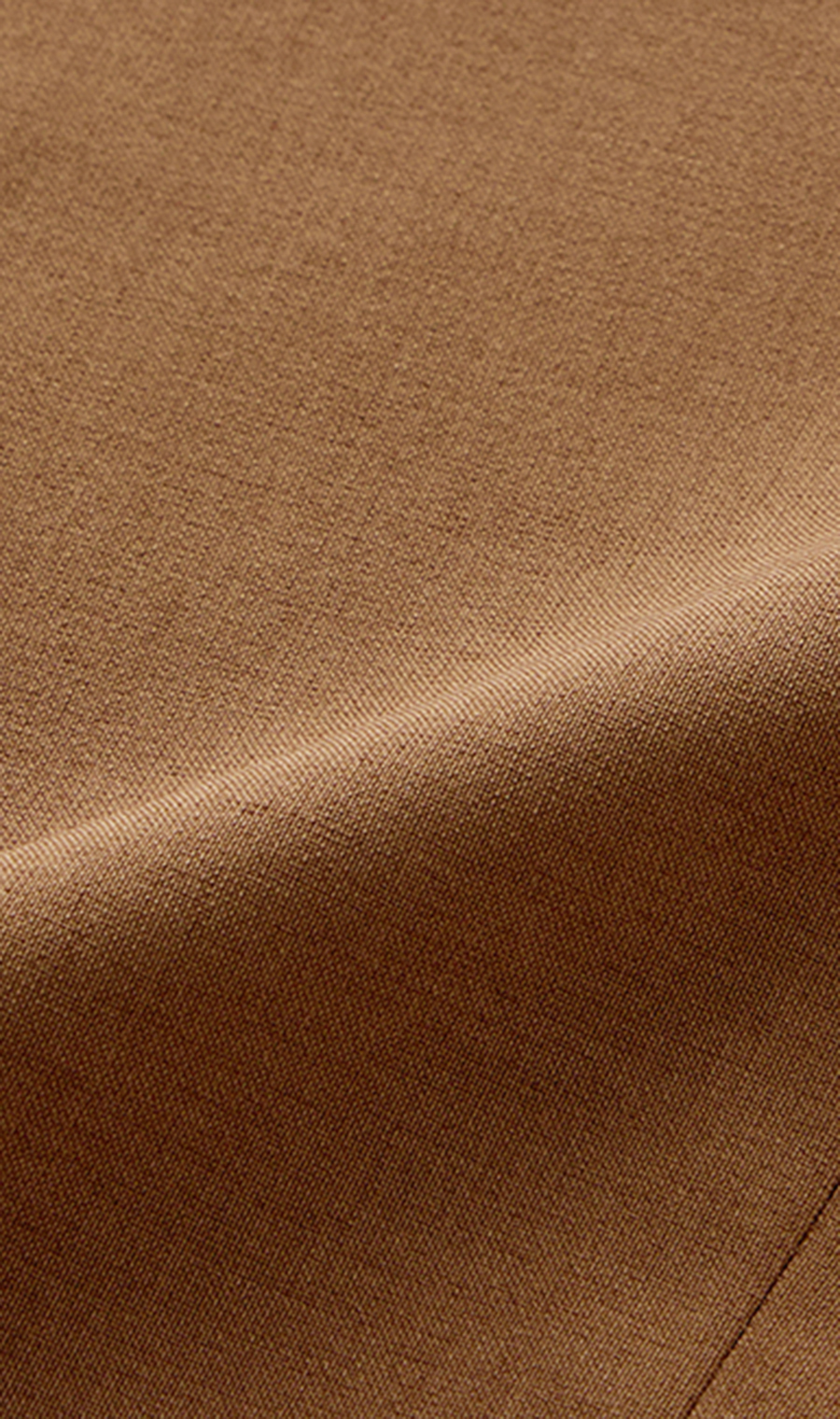 ワイドパンツ【セットアップ着用可】【裾上げ済み】 ブラウン S