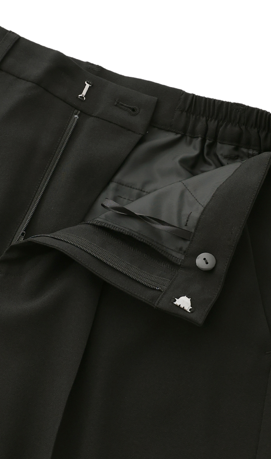 わたしの推しパン【ワイドパンツ】【涼】【裾上げ済み】 ブラック S