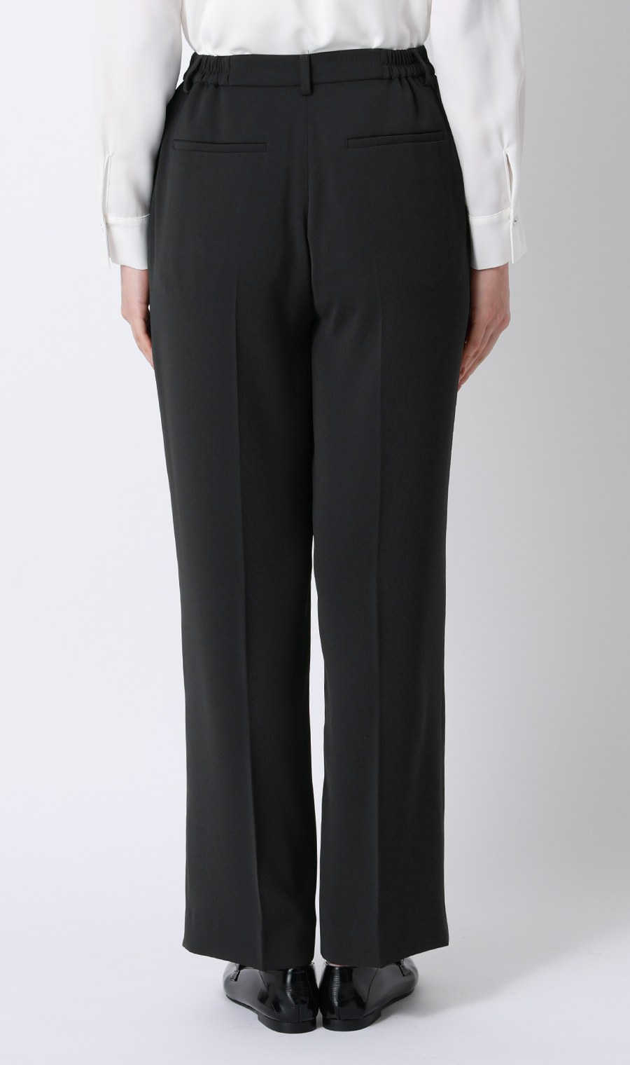 わたしの推しパン【ワイドパンツ】【裾上げ済み】 ネイビー S