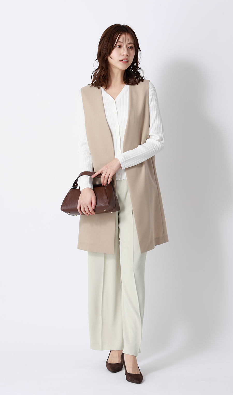 わたしの推しパン【ワイドパンツ】【裾上げ済み】 オフ S