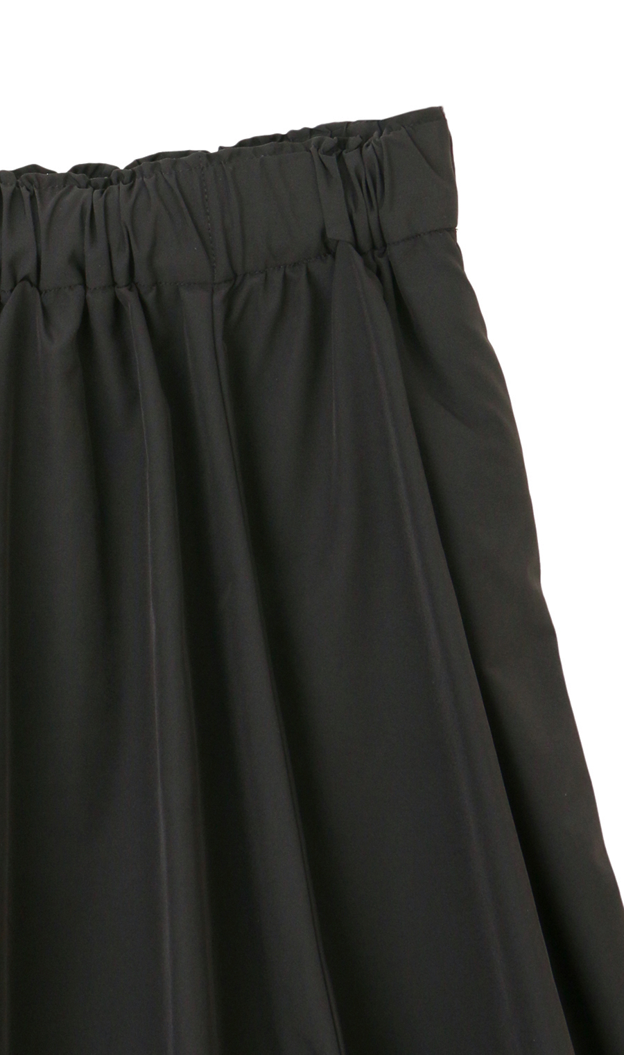 ■イレギュラーコクーンギャザースカート【WEB限定】 ブラック M