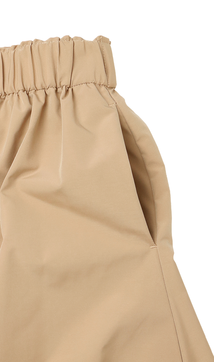 ■イレギュラーコクーンギャザースカート【WEB限定】 ベージュ M