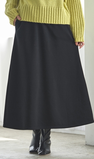 あったかAラインスカート［裏起毛］［WEB限定］