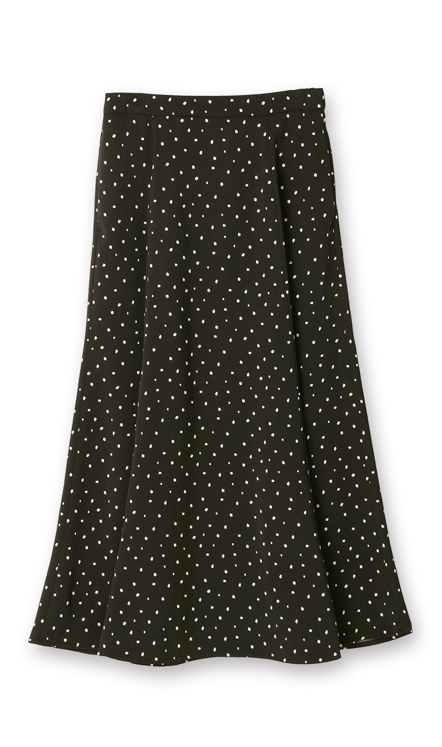 ロングフレアスカート《セットアップ着用可》 ブラック M