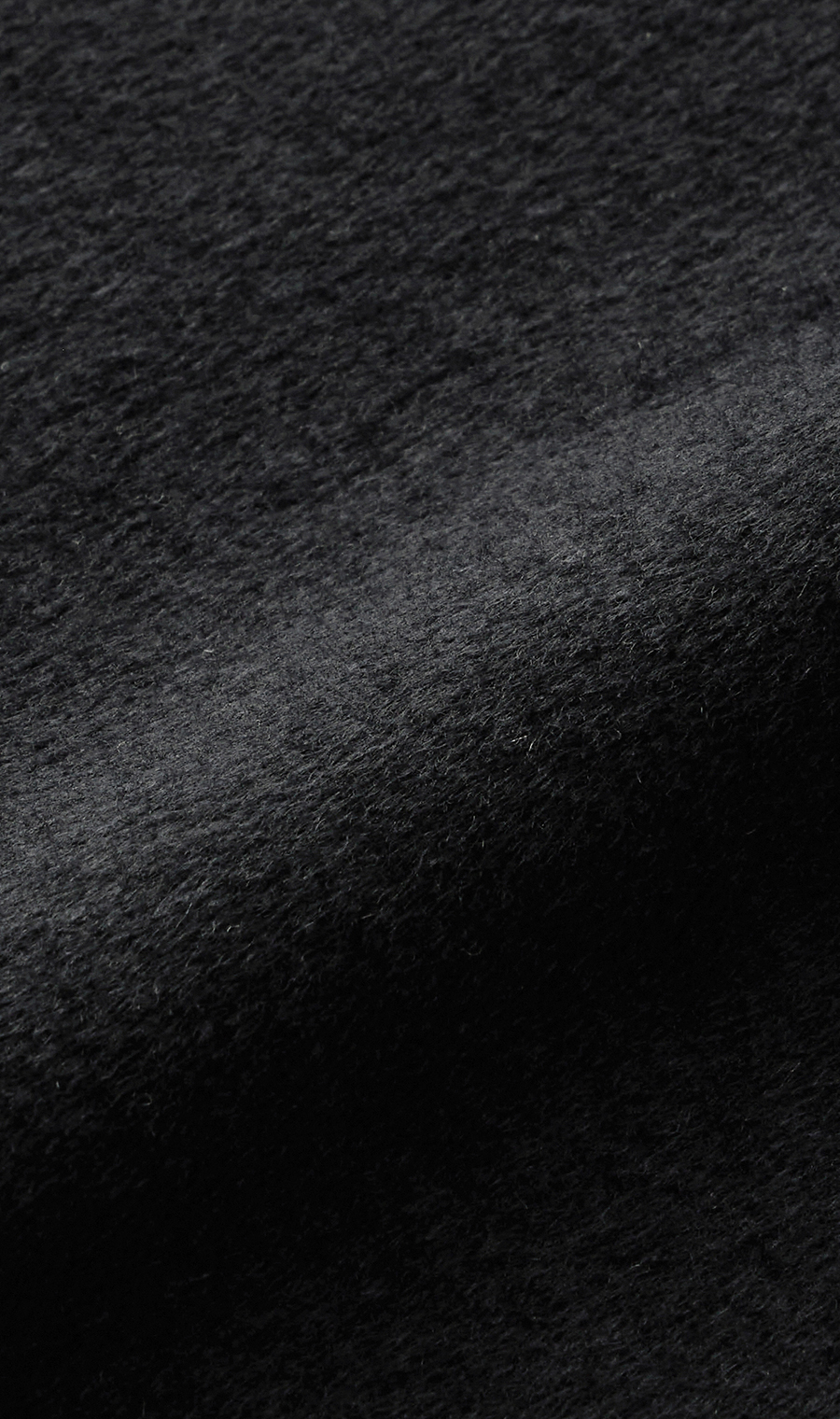 リバーAラインコート【ウール混】【ミドル丈】【WEB限定】 ブラック M