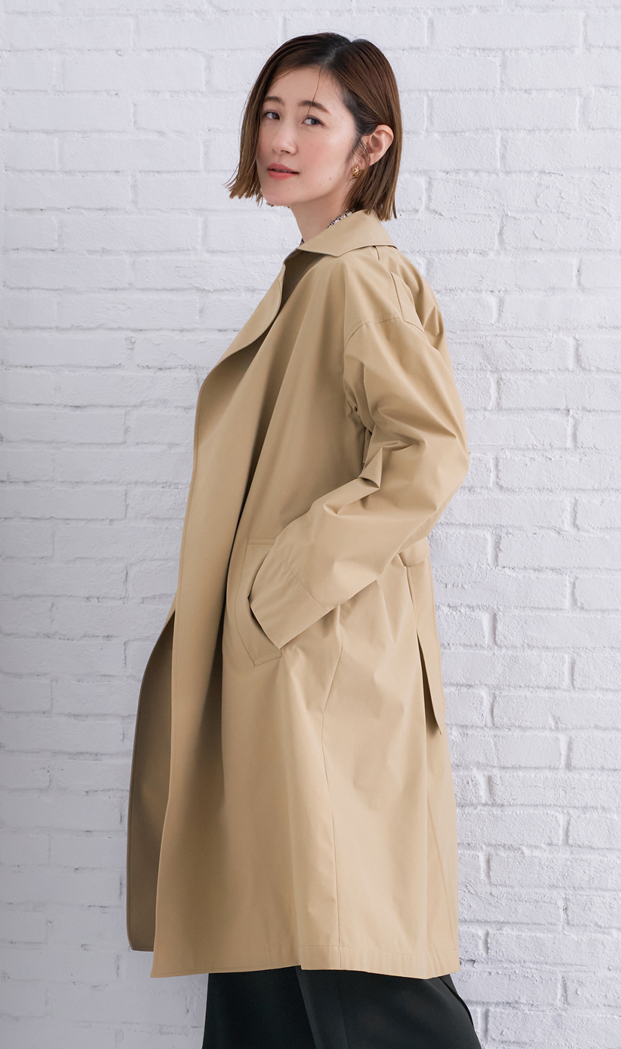 タイロッケンコート【ダントツ撥水】 ベージュ M