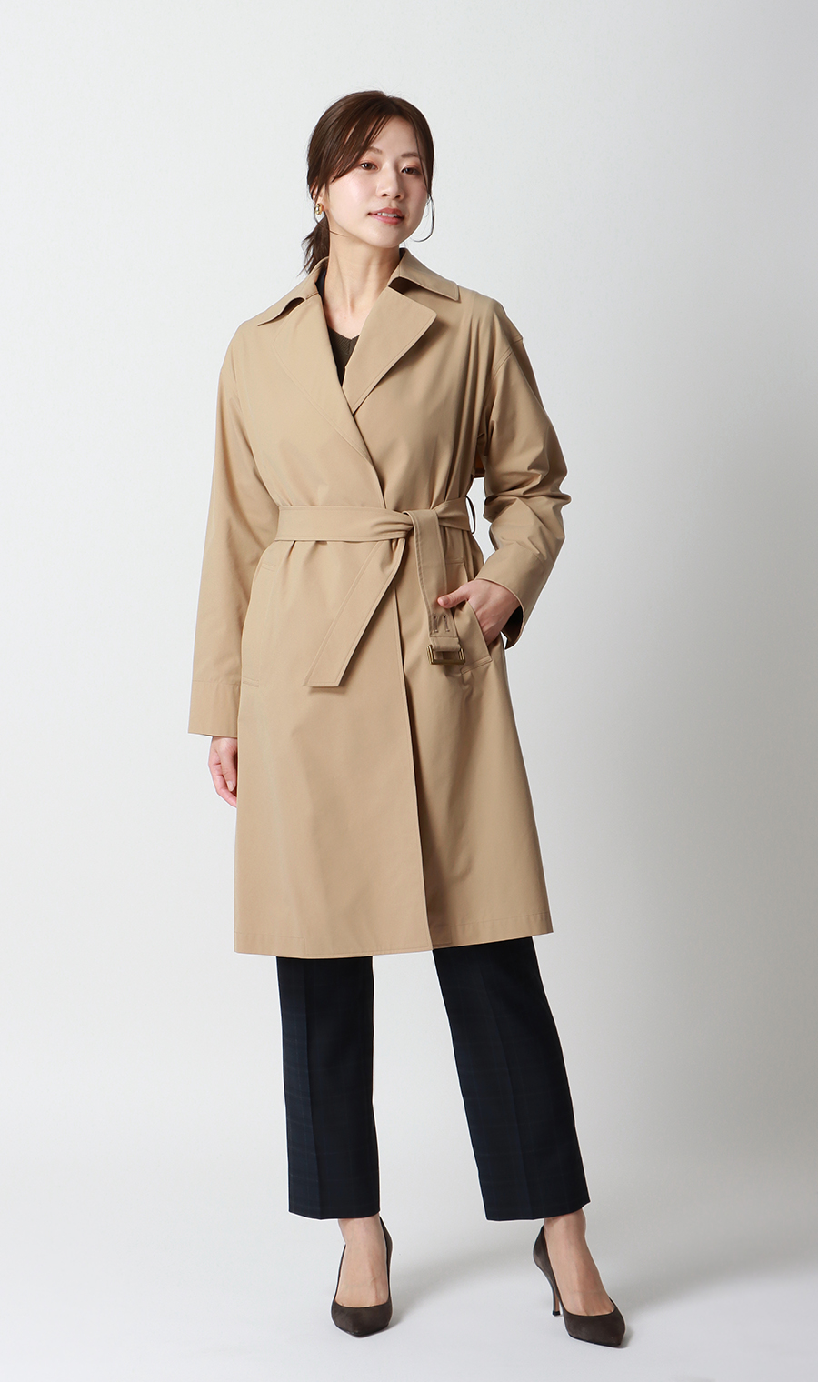 タイロッケンコート【ダントツ撥水】 ベージュ M