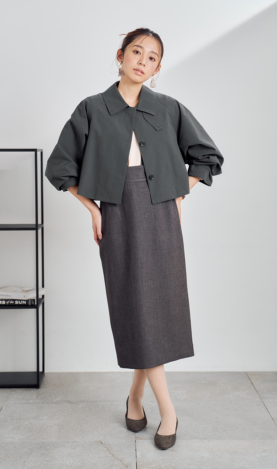 マルチウェイコート【トレンチ】 グレー S