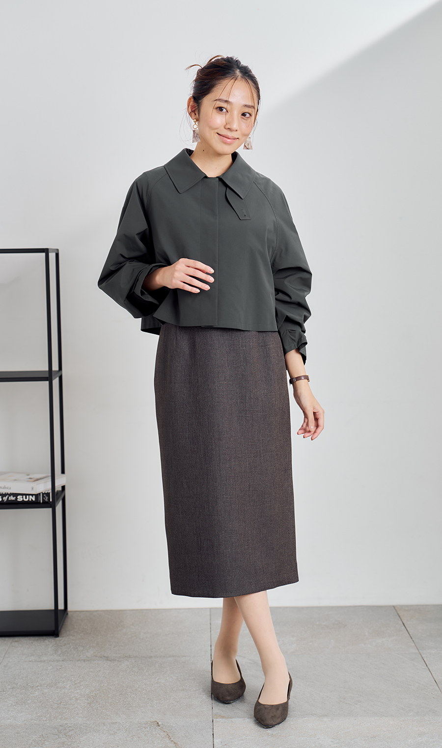 マルチウェイコート【トレンチ】 グレー S