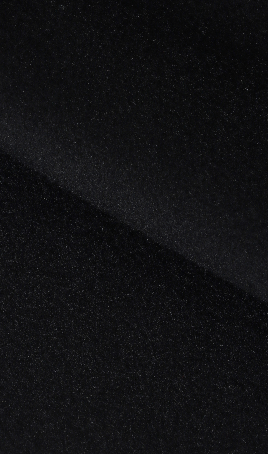 ベルト付きビックカラーコート【カシミヤ混ウール】【WEB限定】 ブラック L