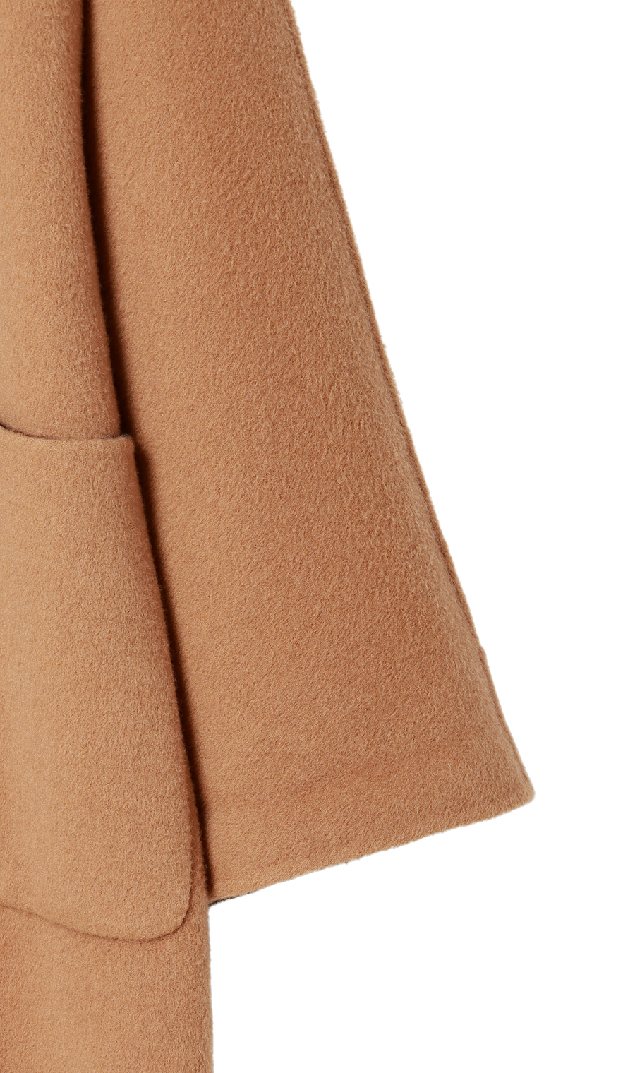 ベルト付きビックカラーコート【カシミヤ混ウール】【WEB限定】 ベージュ L