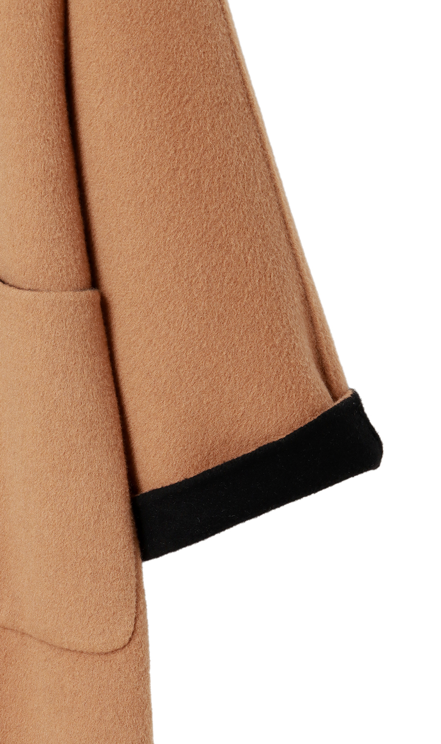 ベルト付きビックカラーコート【カシミヤ混ウール】【WEB限定】 ベージュ L