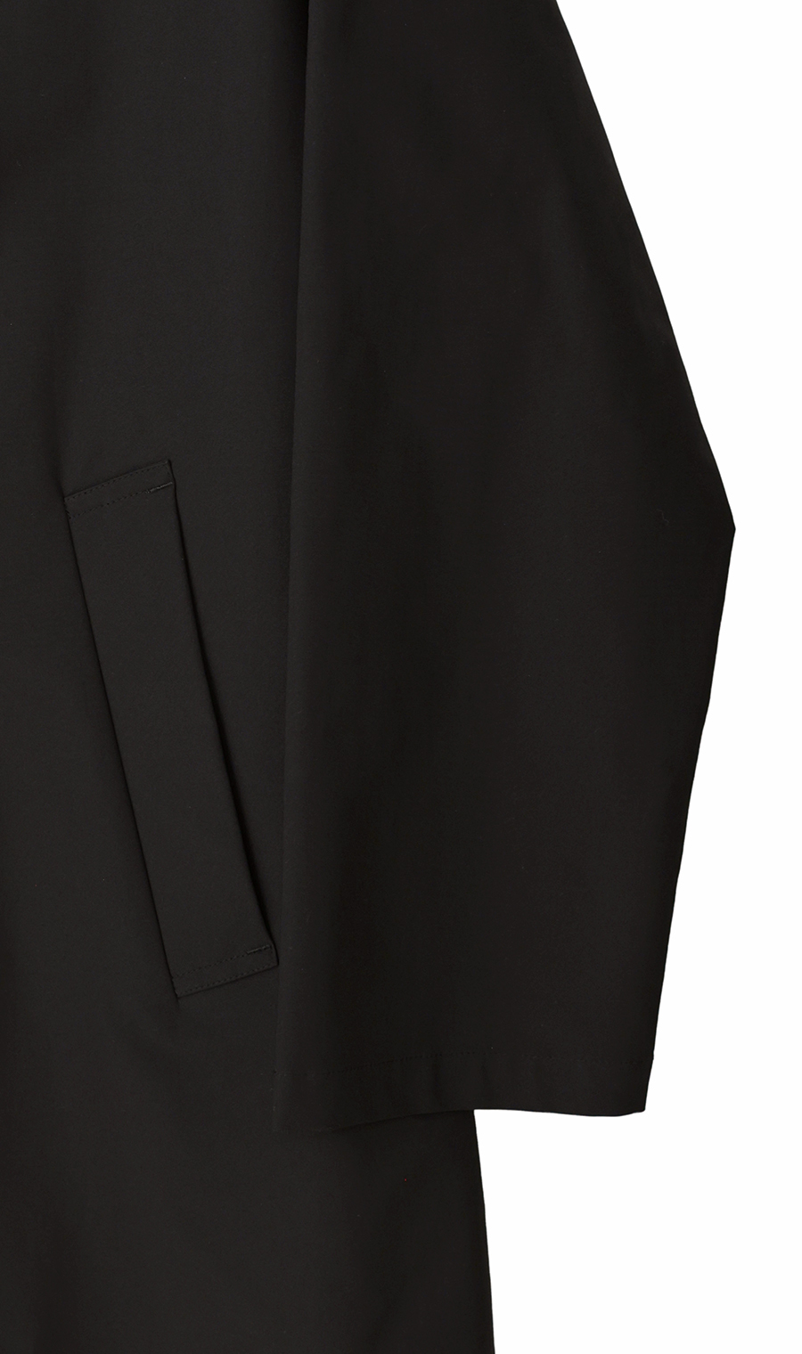 ゼロプレッシャートレンチコート【ミドル丈】 ブラック M