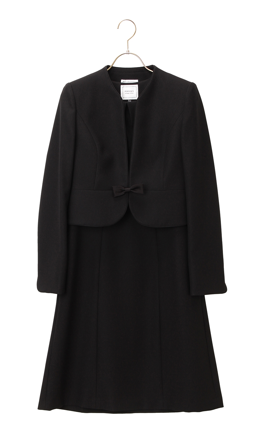 ノーカラーアンサンブル《クイーン》 ブラック 17