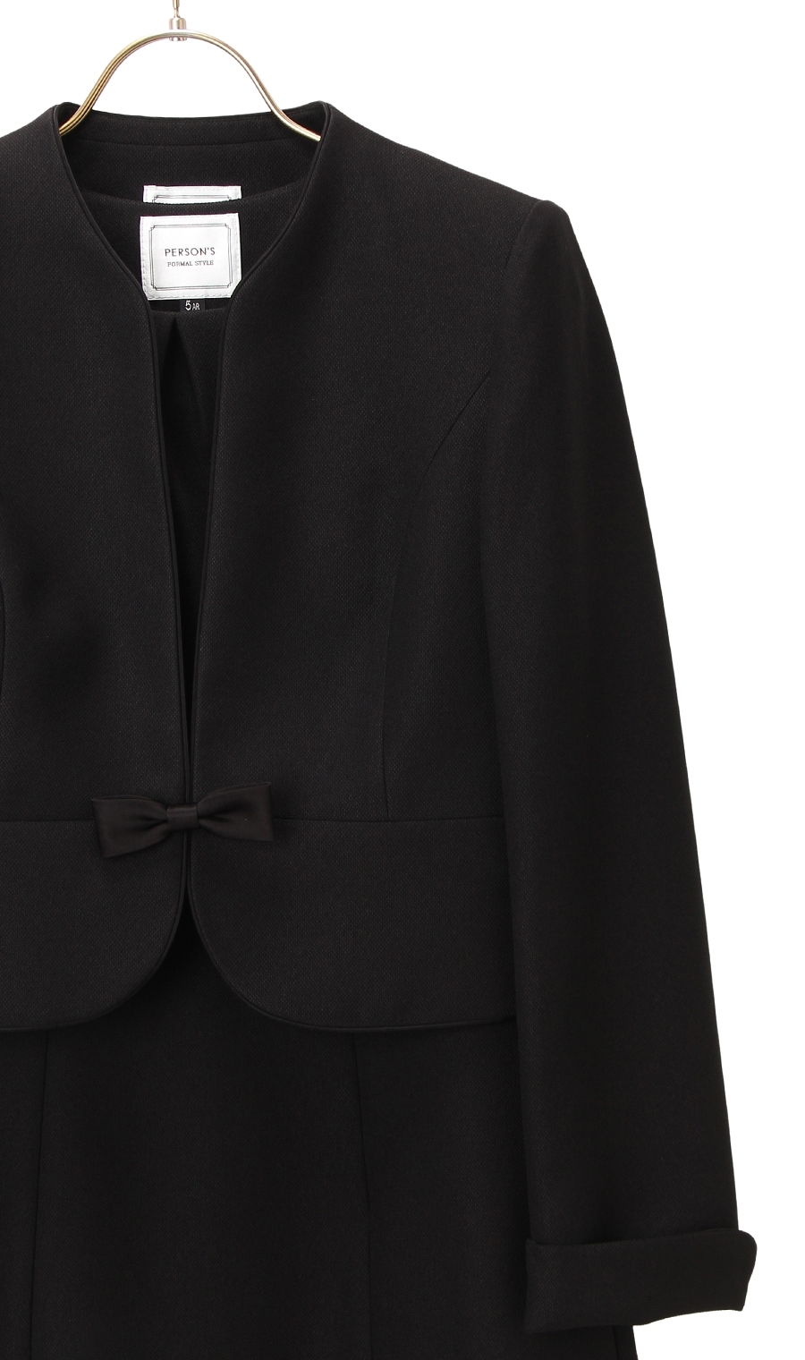 ノーカラーアンサンブル《クイーン》 ブラック 17