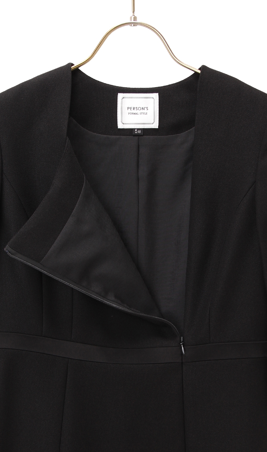 ノーカラーアンサンブル《クイーン》 ブラック 17