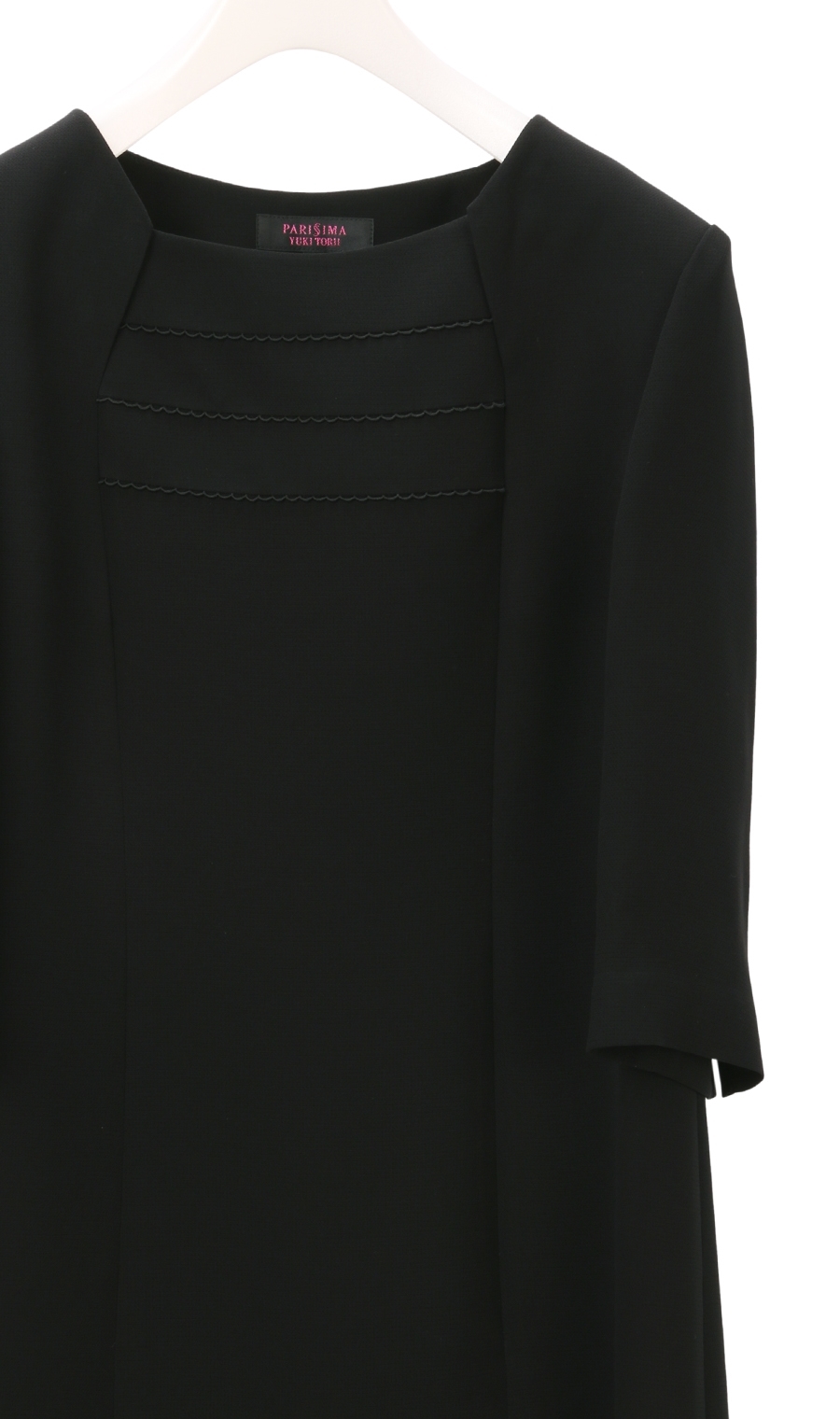 ノーカラーアンサンブル【クイーン】 ブラック 17