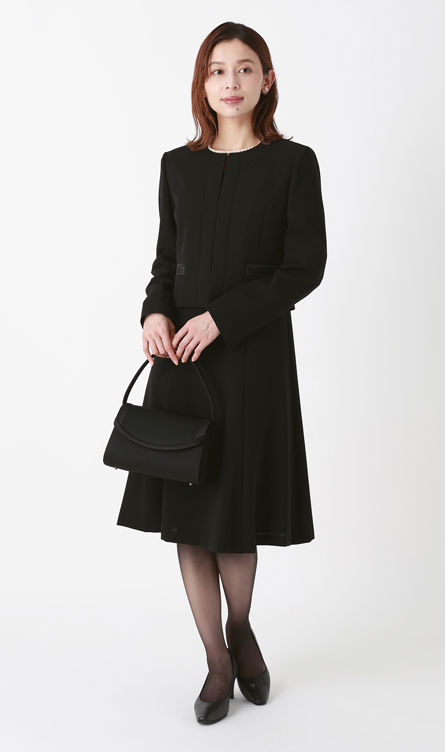 Formal dress (can be worn as a set) Black, size 5