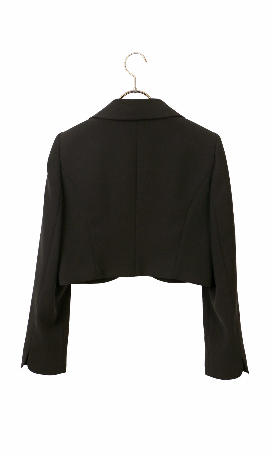 襟付きボレロアンサンブル ブラック 5号