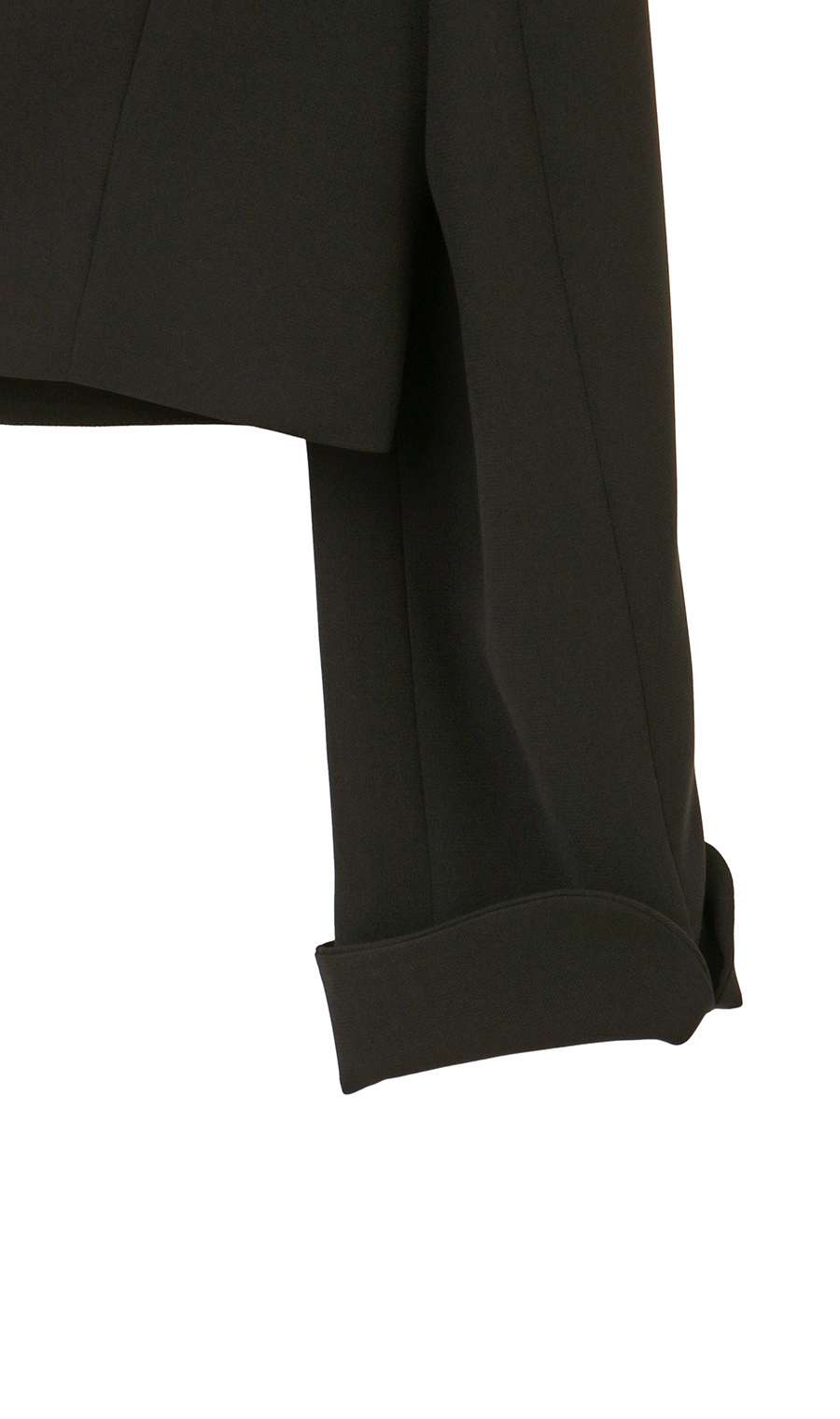 襟付きボレロアンサンブル ブラック 5号