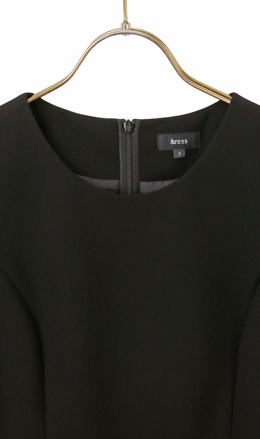 襟付きボレロアンサンブル ブラック 5号