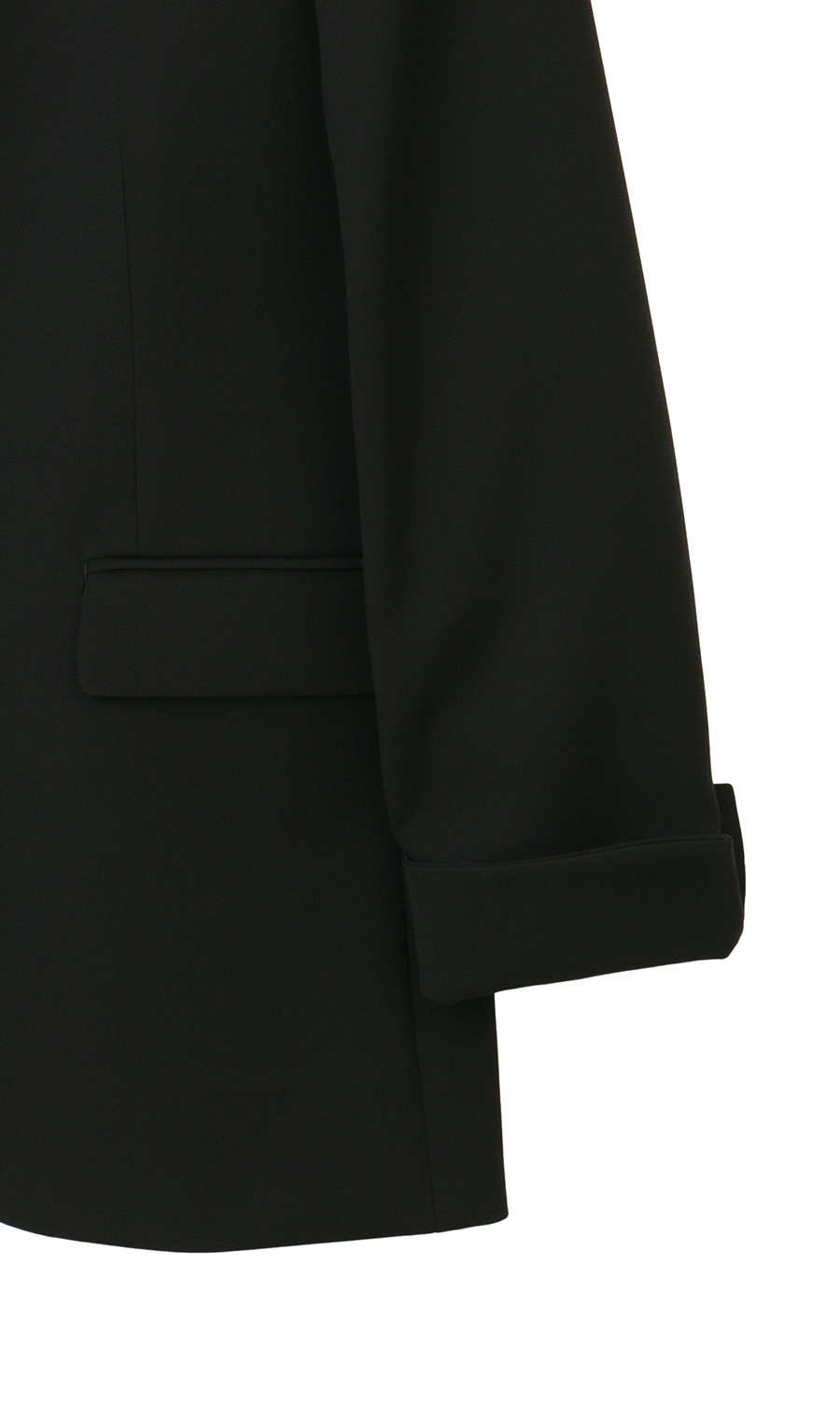 Vカラーフォーマルスーツ【3点セット】【ウォッシャブル】【裾上げ済み】 ブラック 9号