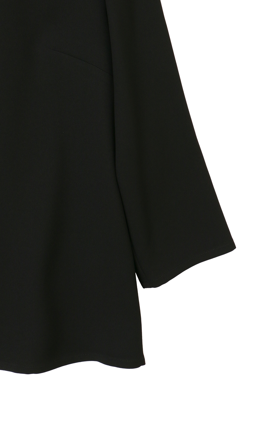 Vカラーフォーマルスーツ【3点セット】【ウォッシャブル】【裾上げ済み】 ブラック 9号