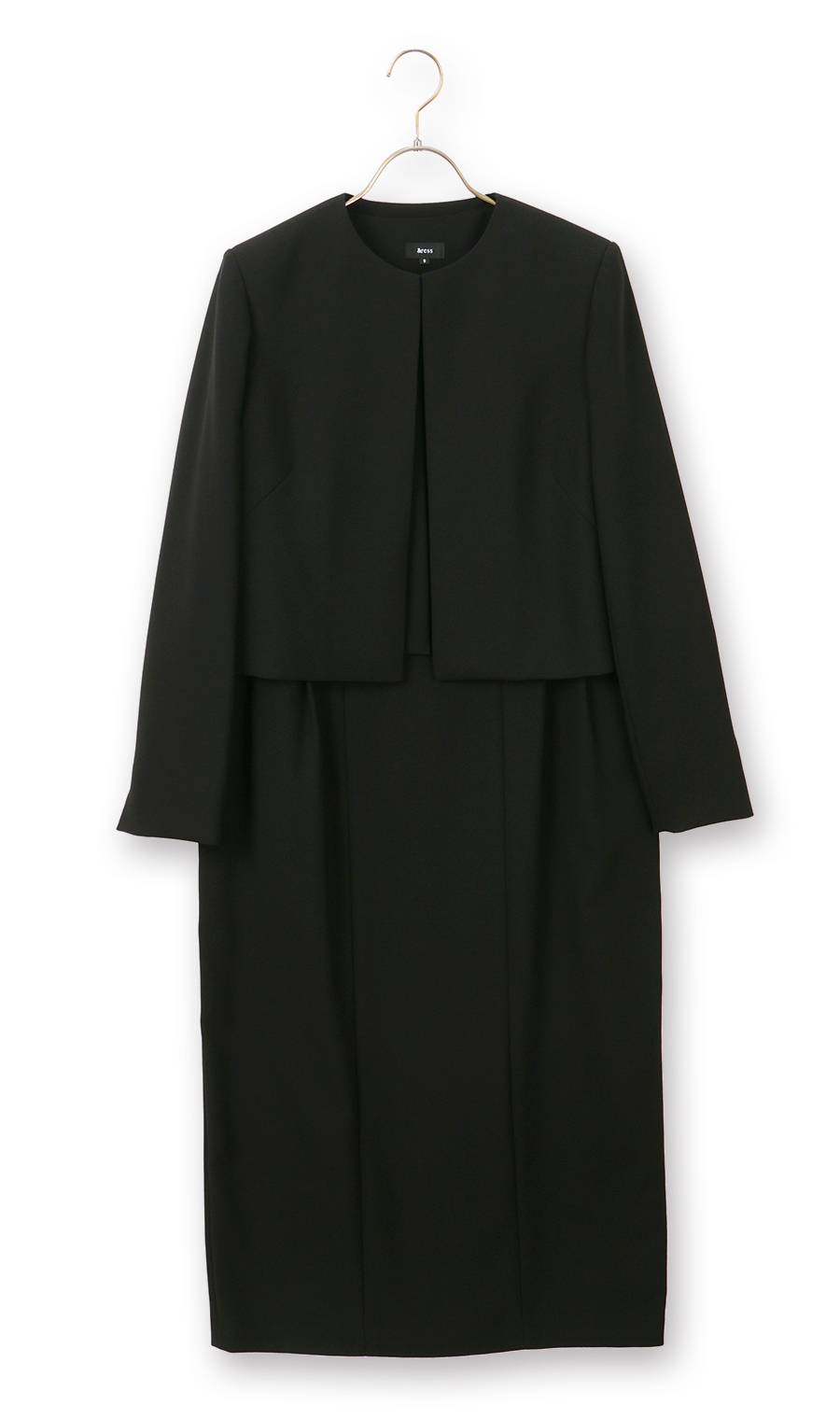 ノーカラーアンサンブル ブラック 7号