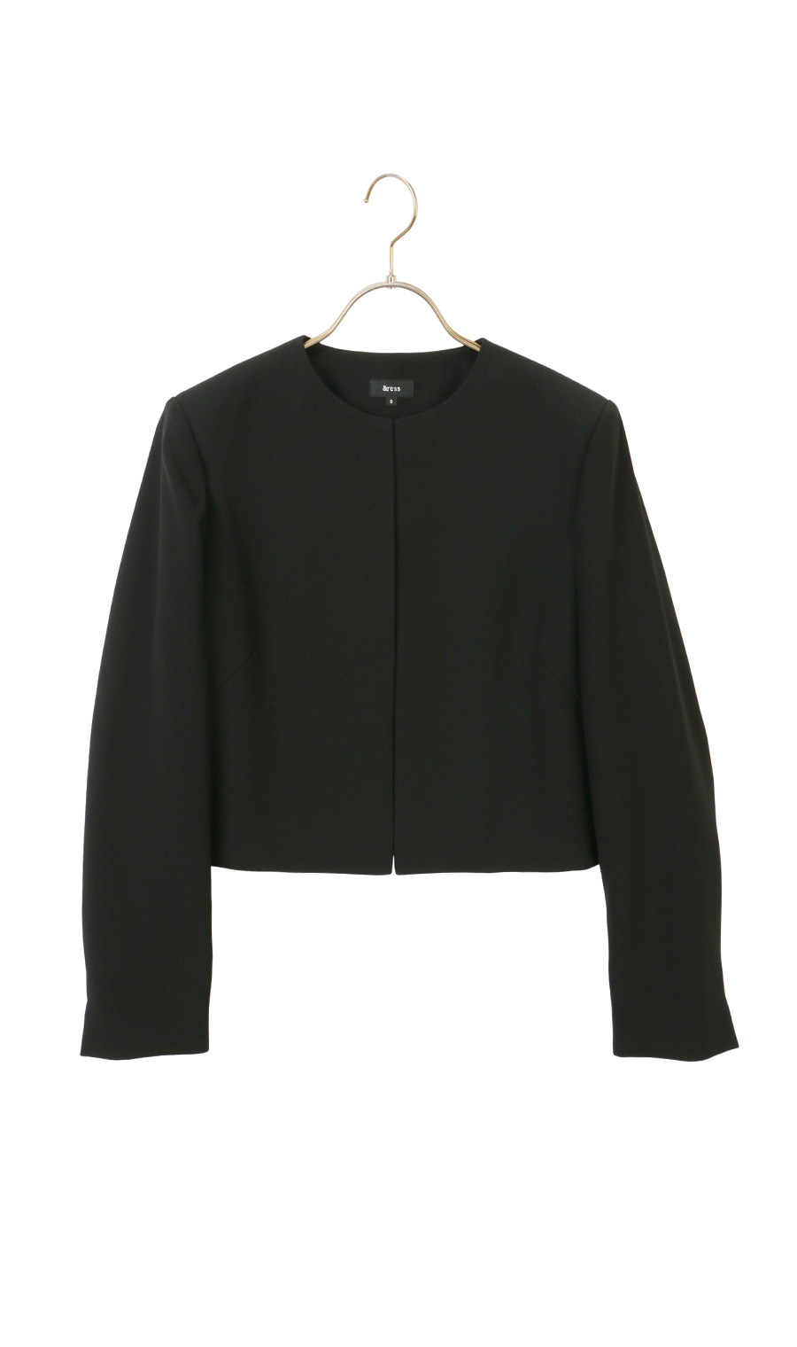 ノーカラーアンサンブル ブラック 7号