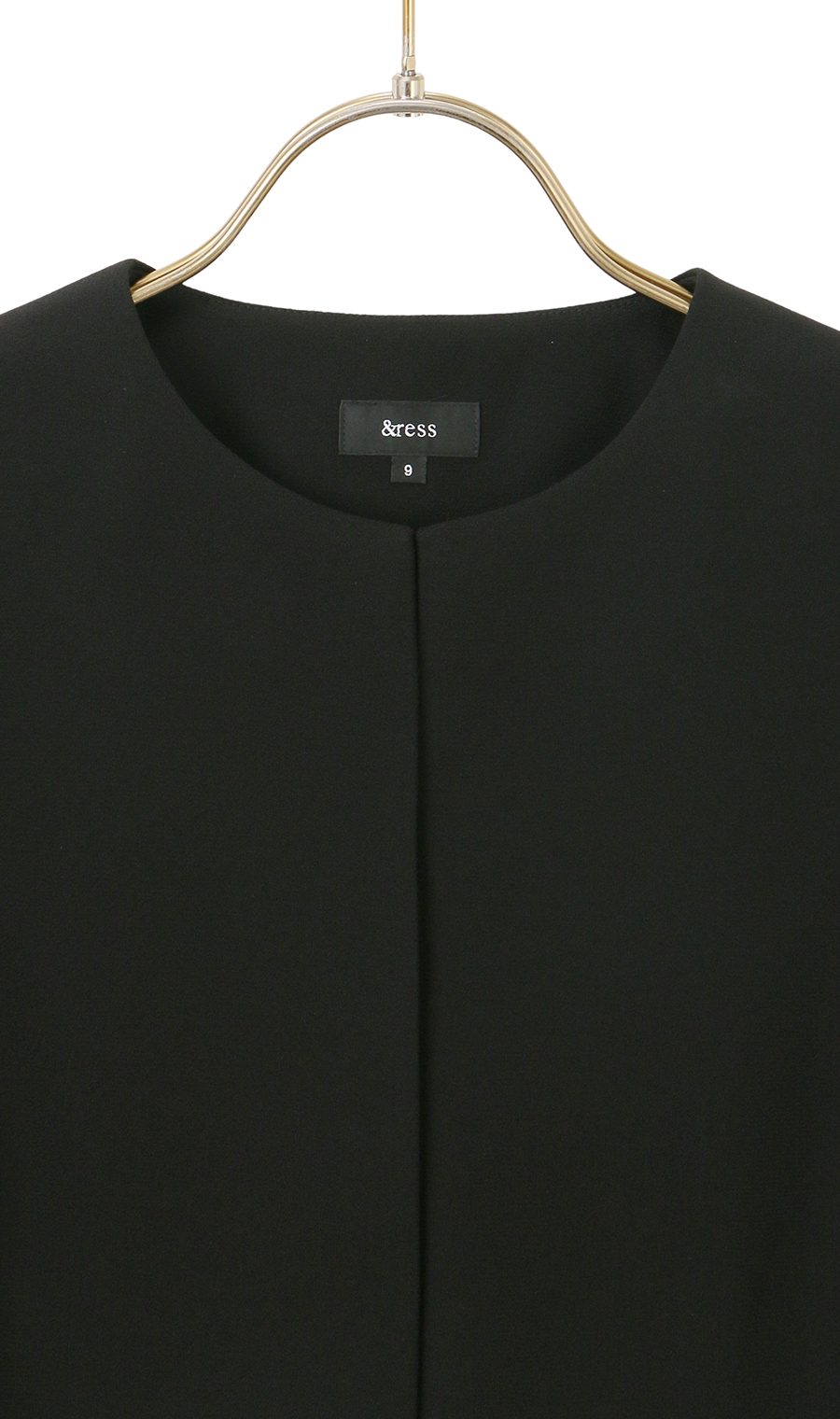 ノーカラーアンサンブル ブラック 7号