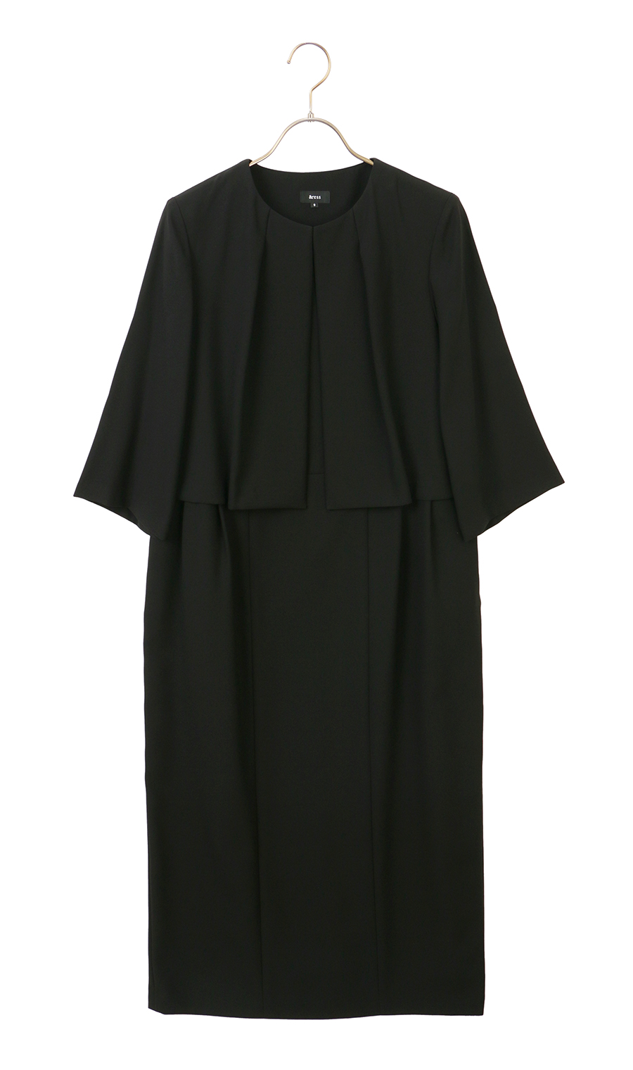 ノーカラーアンサンブル ブラック 7号