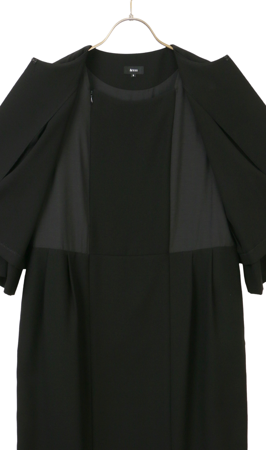 ノーカラーアンサンブル ブラック 7号