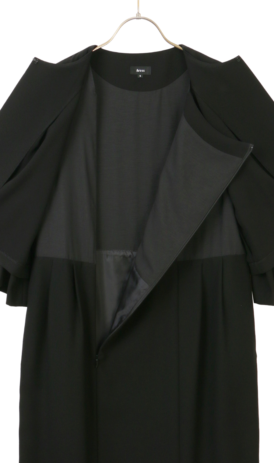 ノーカラーアンサンブル ブラック 7号