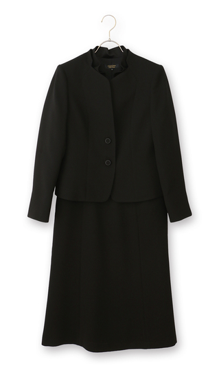 タックフリルカラーアンサンブル【前開き】【米沢織】