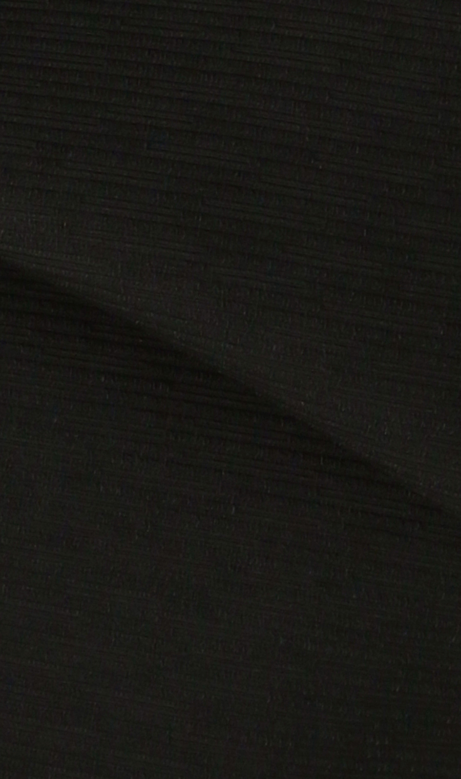 サテン切り替えスタンドカラーアンサンブル【前開き】【米沢織】 ブラック 9号