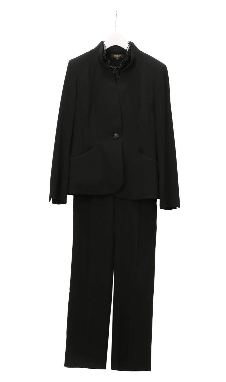 スタンドカラーフォーマルスーツ《4点セット》 ブラック 9号