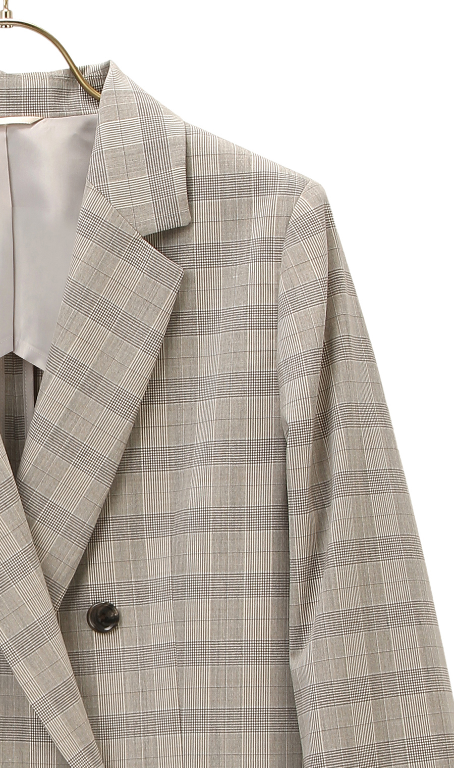 【訳アリ商品】4ボタンダブルジャケット【セットアップ着用可】 ベージュ 9号