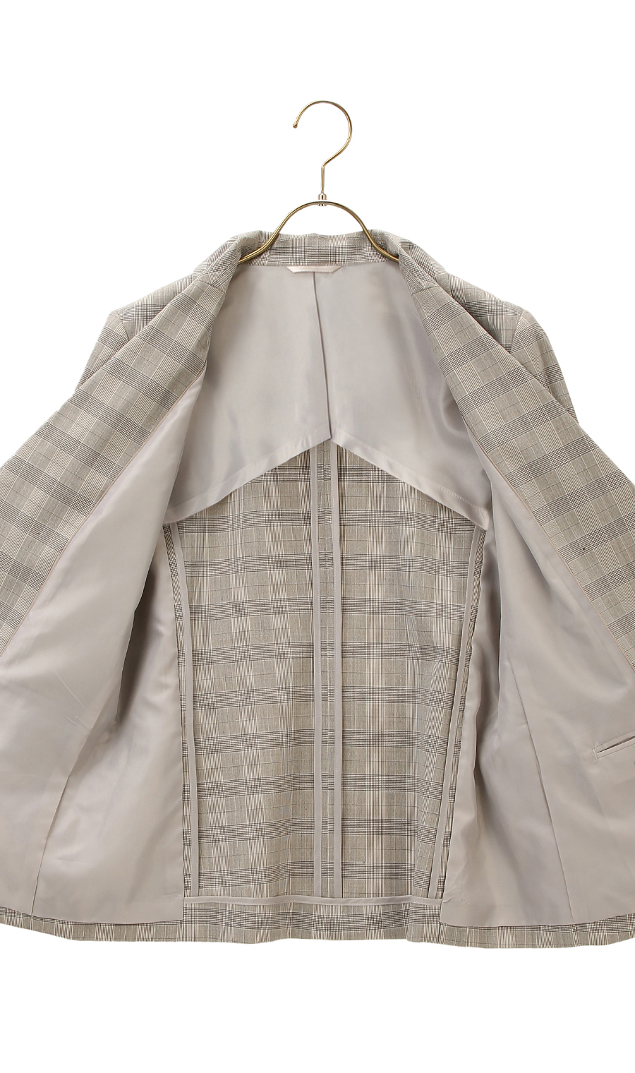 【訳アリ商品】4ボタンダブルジャケット【セットアップ着用可】 ベージュ 9号