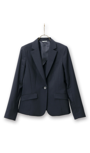 【訳アリ商品】1ボタンテーラードジャケット【セットアップ着用可】